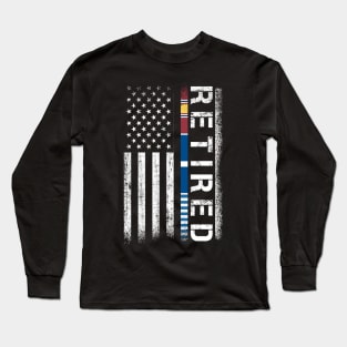 Retired Korean War Veteran T-Shirt Gift for Military Men Women Proud Korean War Veteran Long Sleeve T-Shirt